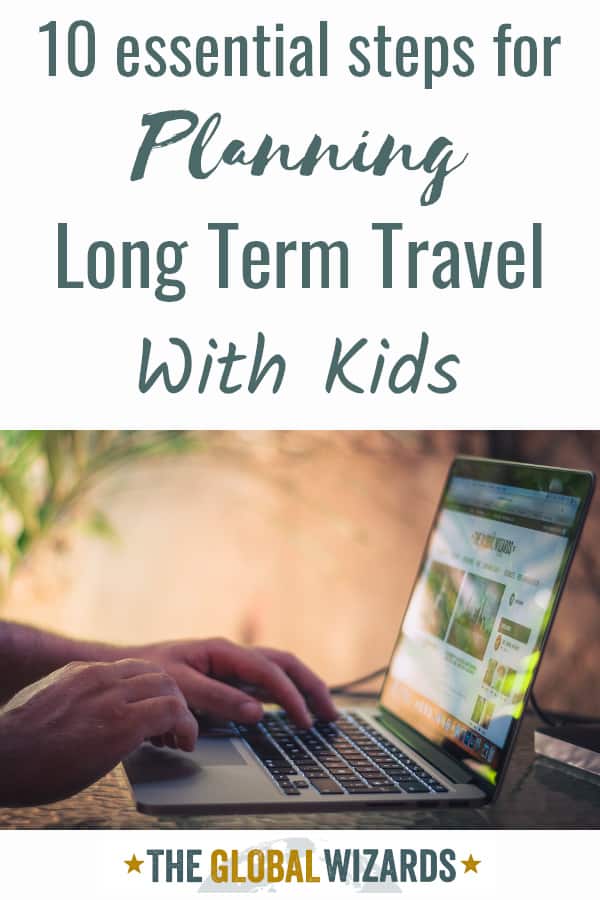 Planning Long Term Trip Kids Pinterest
