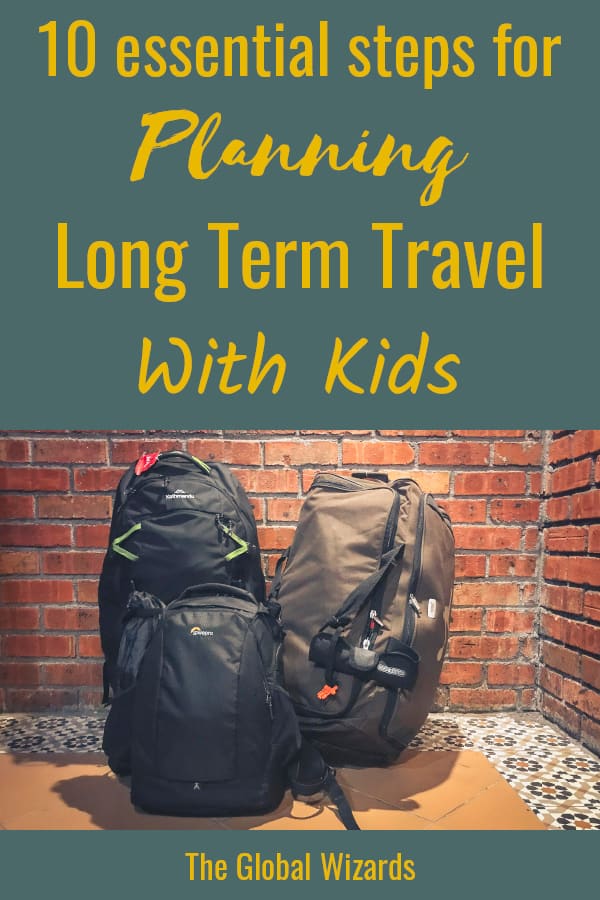 Planning Long Term Travel With Kids
