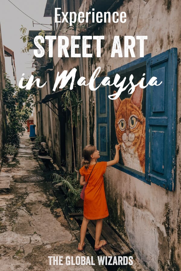 Ontdek de prachtige street art in Maleisië Street Art Malaysia Kids Pinterest