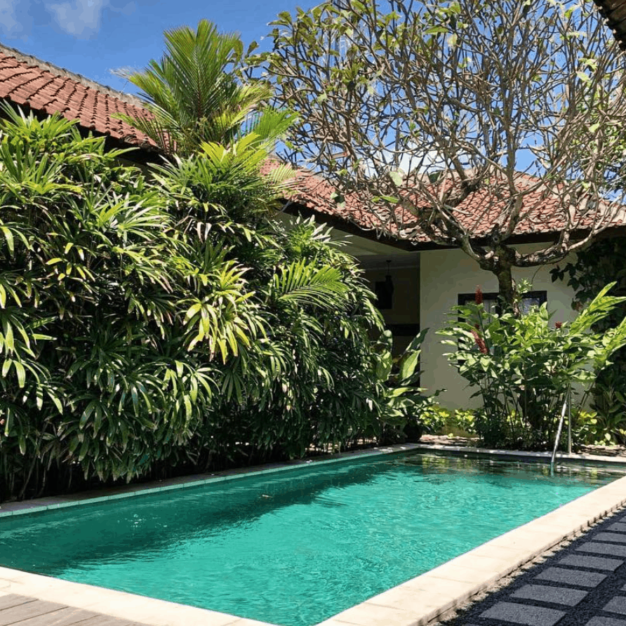 30 best family resorts in Sanur Bali Pool Garden Kembali Lagi Guest House Sanur