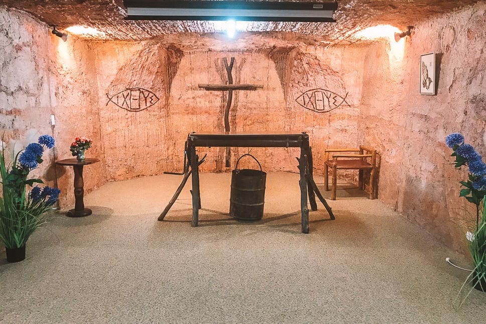 Church Coober Pedy Cave Underground Mine