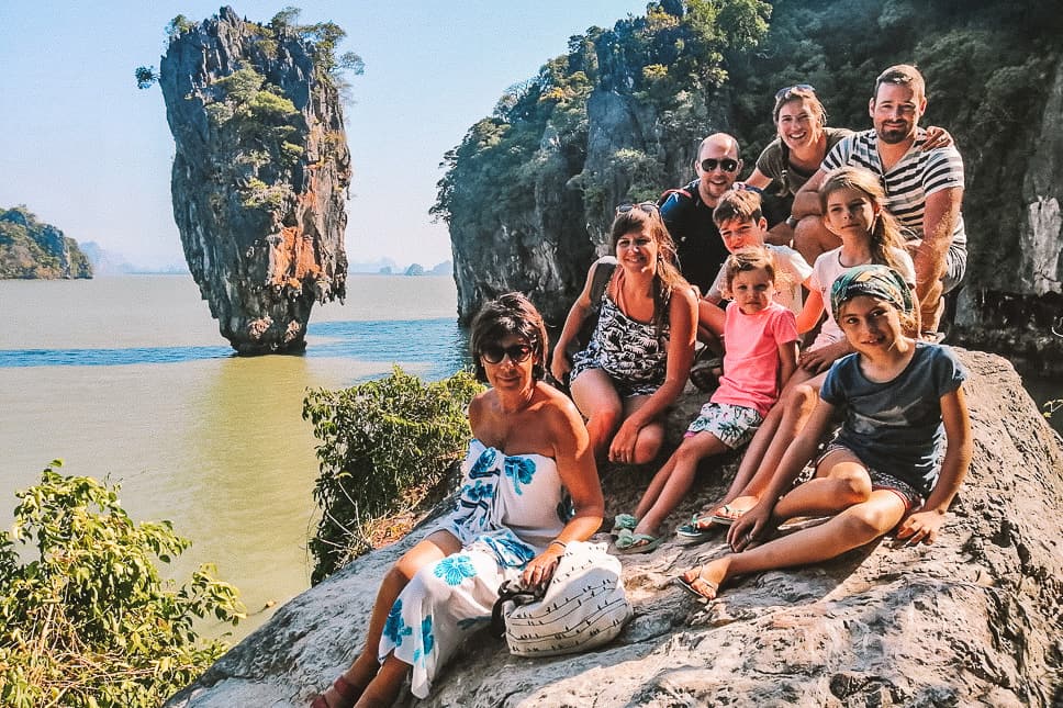 Travel Diary #20: Thailand with our family Family Picture James Bond Island Phang Nga Thailand