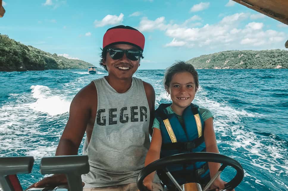 Travel Diary #21: 6 weeks in Bali with our kids Manta Snorkel Tour Nusa Penida