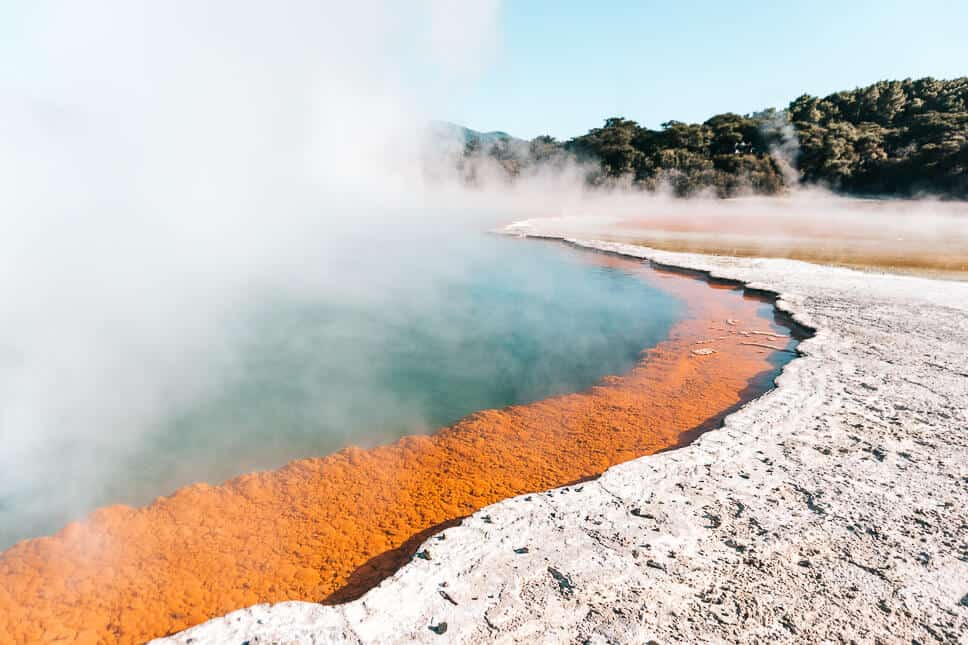 Travel Diary #19: The Northern Island of New Zealand Thermal Area Rotorua Wai-o-tapu Champagne Pool