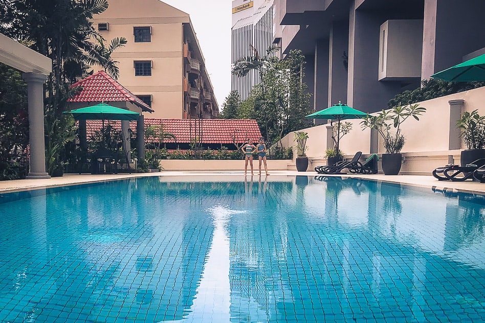 Travel Diary #2: Our experiences in Kuala Lumpur with kids Airbnb Kuala Lumpur Swimming Pool