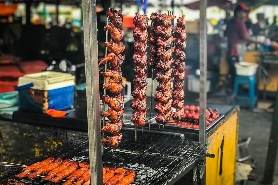 Travel Diary #7: We discover magical Borneo Chicken central market Kota Kinabalu Borneo