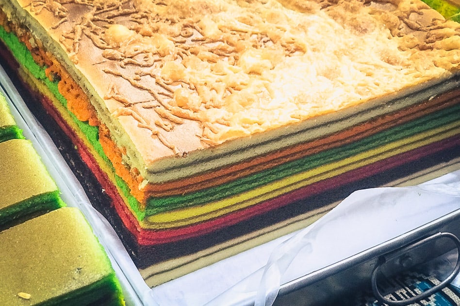 Travel Diary #7: We discover magical Borneo Layered Cake Kek Lapis Kuching Borneo