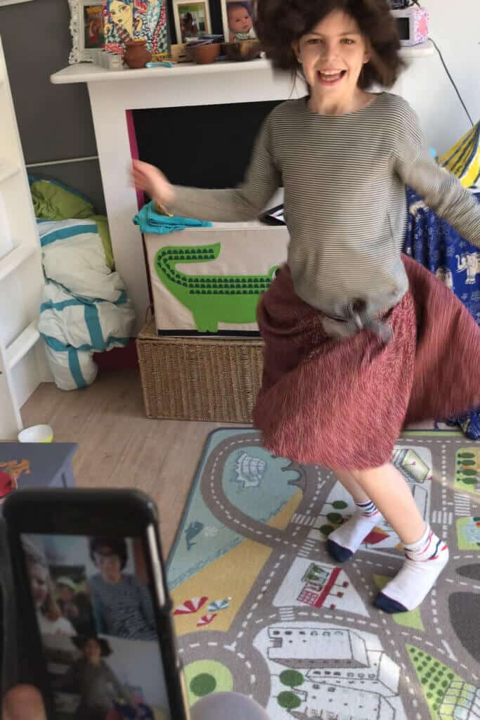 A dance show is a great virtual party idea