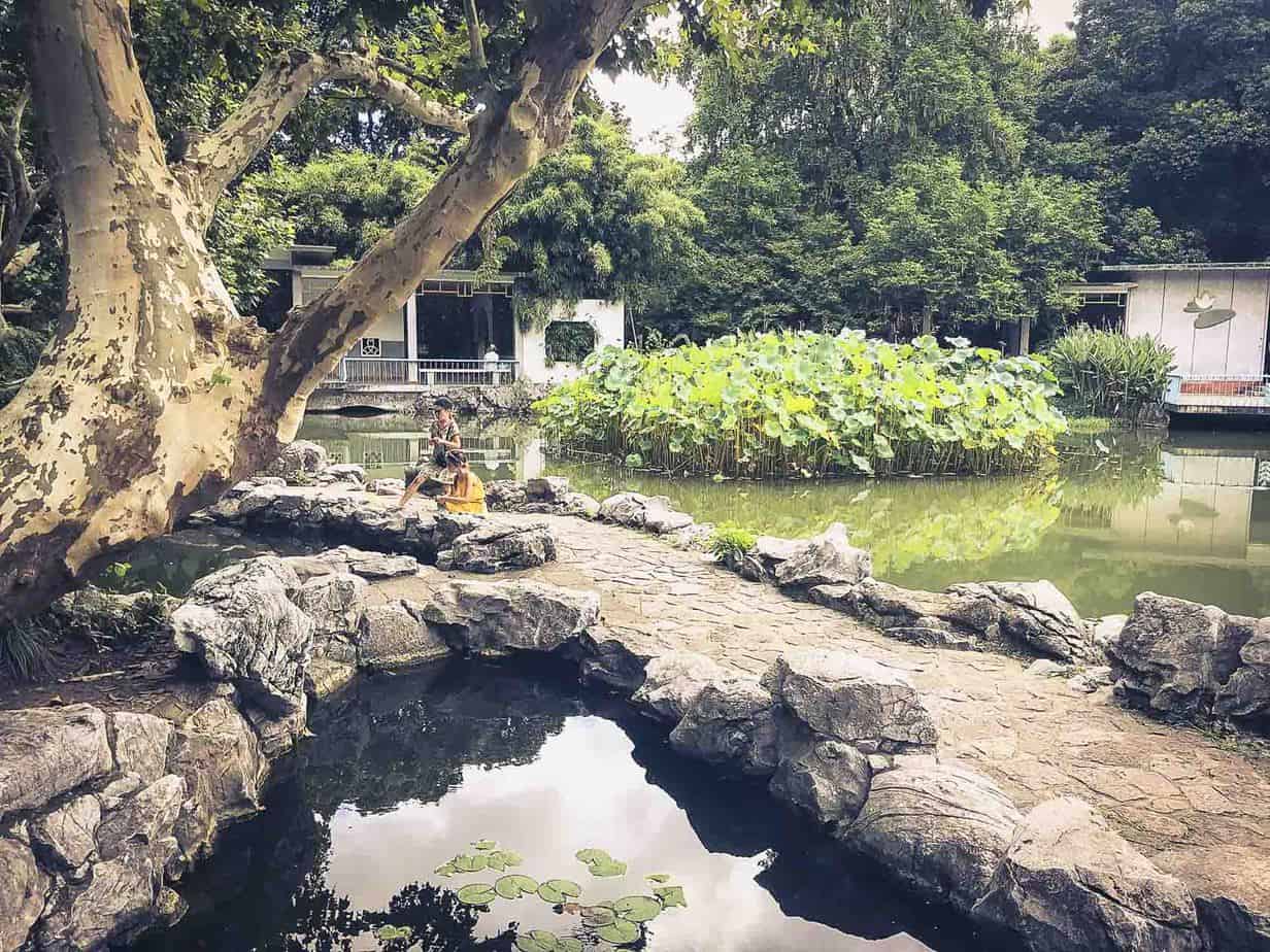 Travel Diary #1: Discovering Shanghai with kids Park French Concession Shanghai China