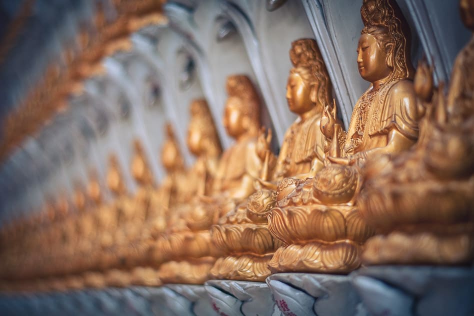 George Town Kek Lok Si Temple Detail Malaysia