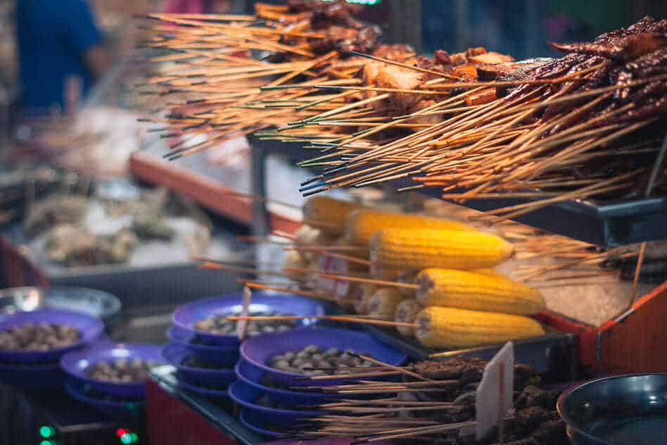 Travel Diary #2: Our experiences in Kuala Lumpur with kids Jalan Alor Hawker Food Kuala Lumpur