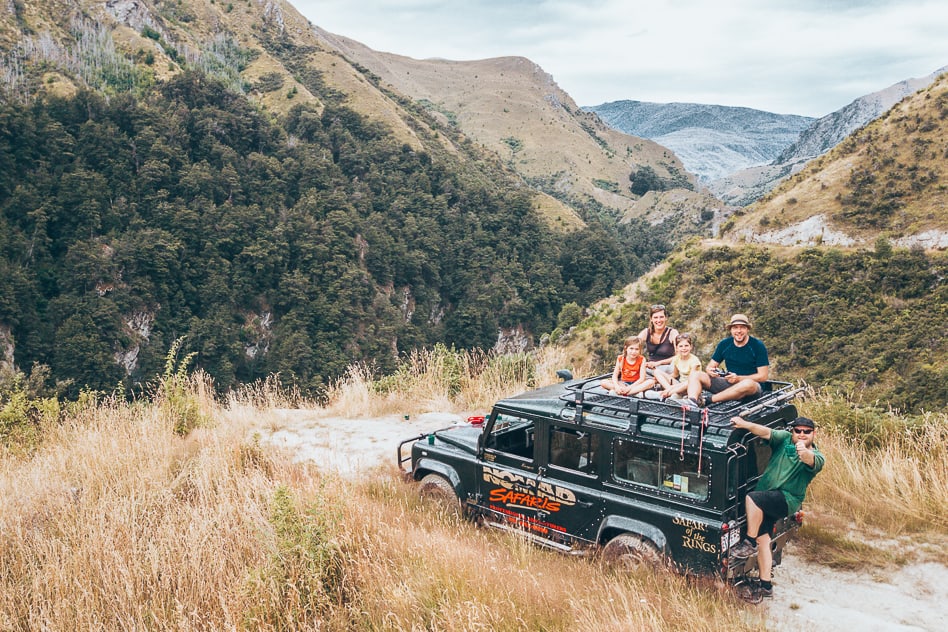 Travel Diary #17: New Zealand, the Southern Island part 3 Jeep Nomad Safaris Queenstown New Zealand Adventure Family