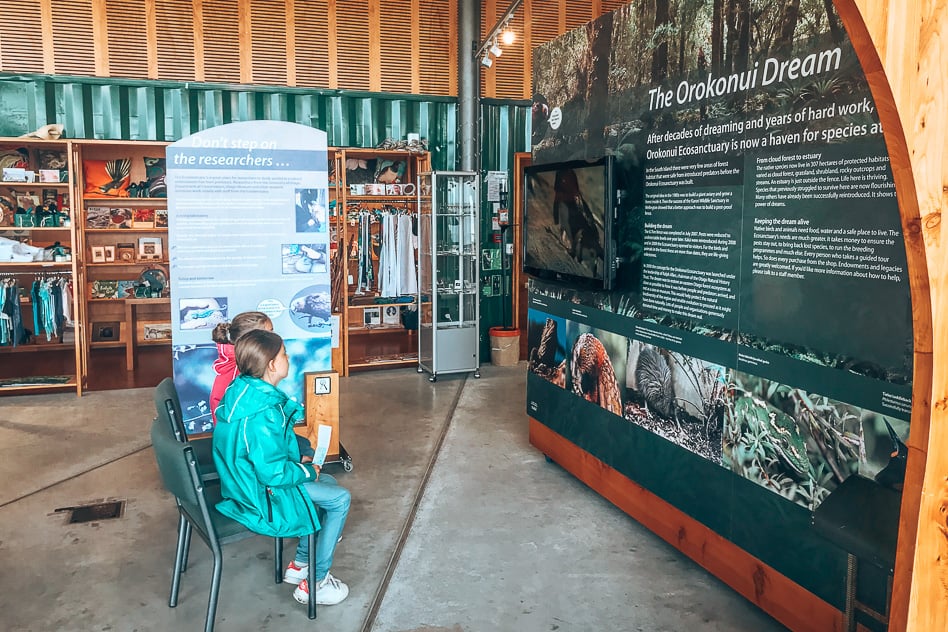 The Orokonui Ecosanctuary in New Zealand Visitor Centre Information Orokonui Ecosanctuary New Zealand
