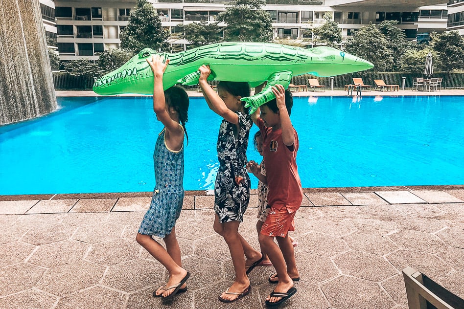 Travel diary #8: a quick visit to Singapore Singapore friends kids play