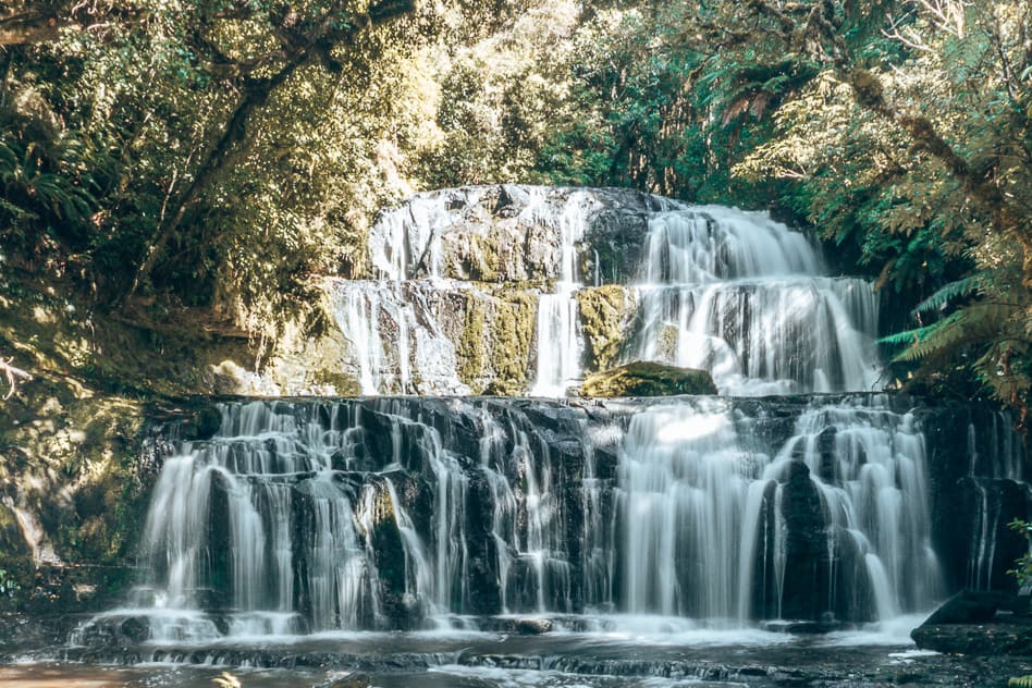 Travel Diary #16: New Zealand, the Southern Island part 2 Purakaunui Waterfalls Nature Catlins Roadtrip