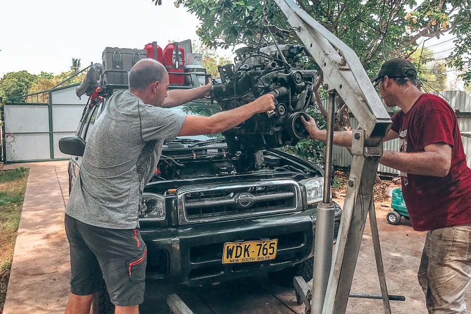Travel Diary #9: Darwin, Katherine and car trouble Car New Engine Katherine Australia