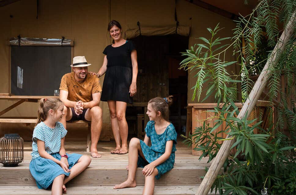 Luxury glamping Italy: Procida Camp Resort review Family Glamping With Kids In A Safari Tent Procida Italy 968x640 1