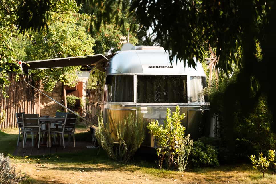 Luxury glamping Italy: Procida Camp Resort review Luxury camping in italy airstream glamping caravan Procida Camp Resort