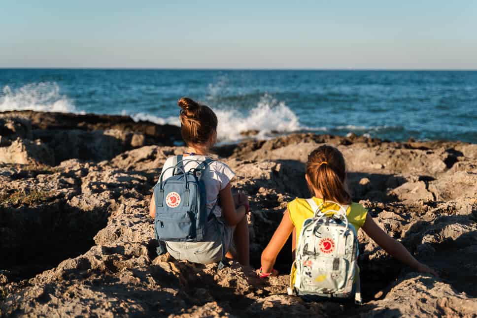 Fjallraven Kanken Mini Art Outside Nature Kids Sea