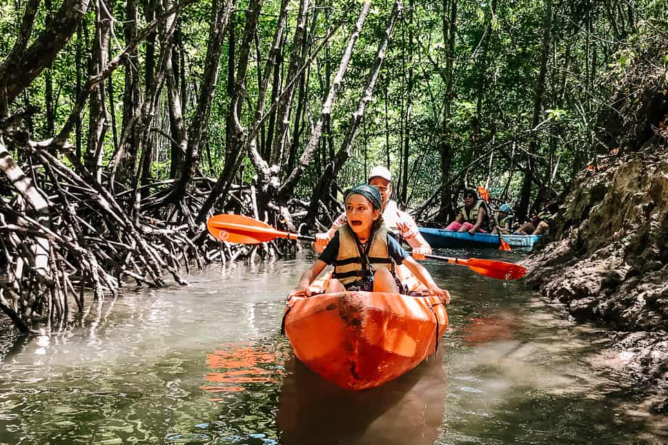 South Thailand: the perfect itinerary for 2 – 3 weeks of Island hopping Kayak Mangroves Krabi Thailand Family