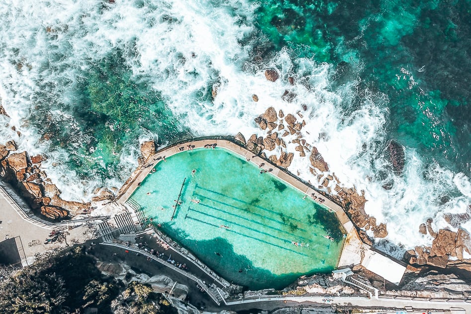 Reisdagboek #13: Sydney, een stad met vele troeven. Rock Pool Bronte Beach The Global Wizards