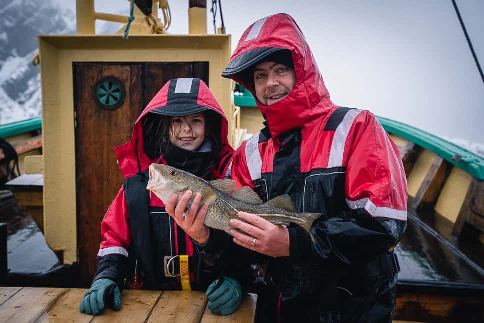 Svinøya Rorbuer Lofoten Islands: review of a great stay in Norway Sea fishing cod Lofoten winter family