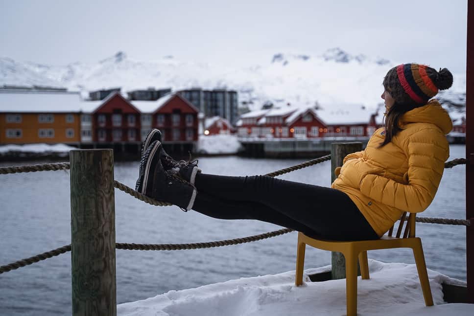 Svinøya Rorbuer Lofoten Islands: review of a great stay in Norway Svinøya Rorbuer Rorbusuite Terrace Views