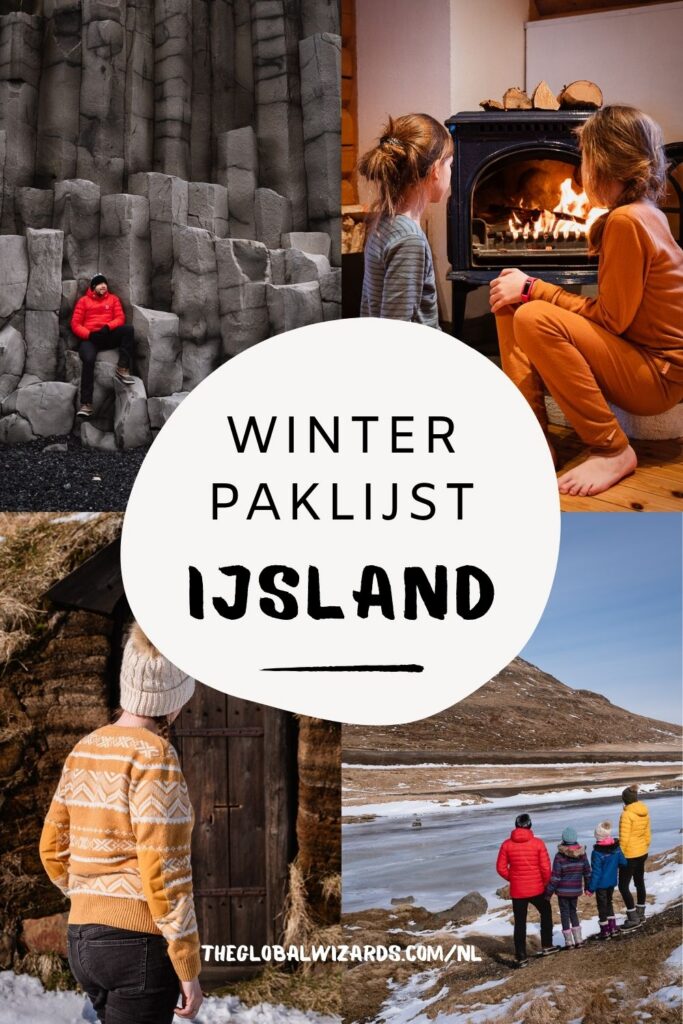 Winter paklijst IJsland kledij oktober tot april