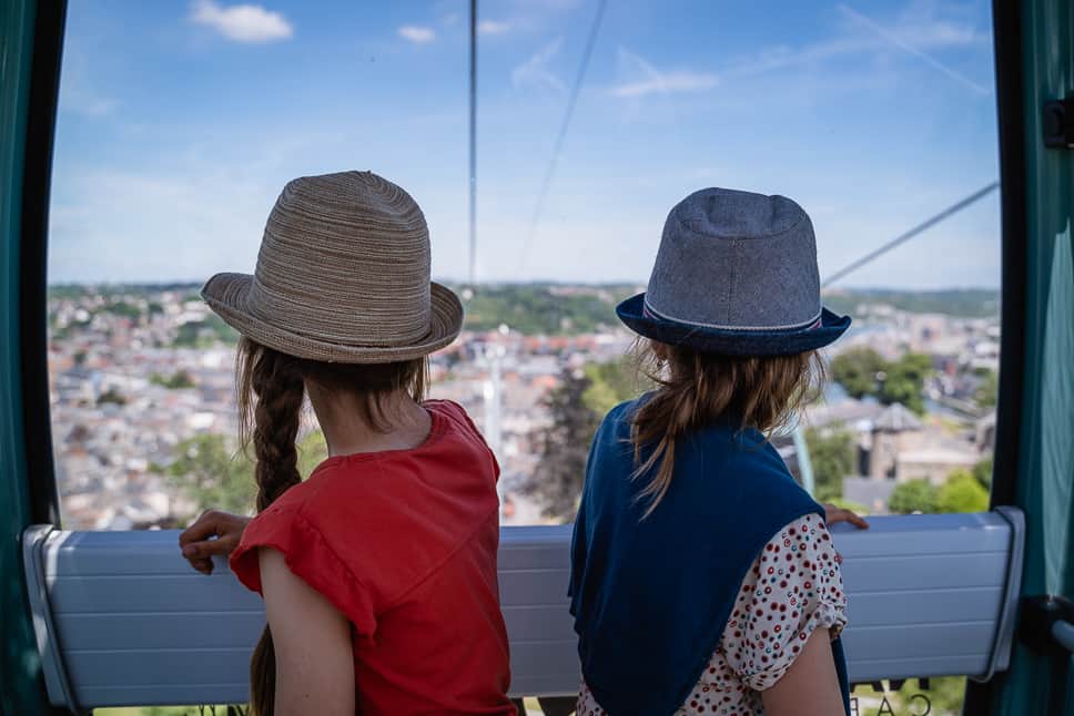 View Cable car Namur Ardennes Wallonia Kids