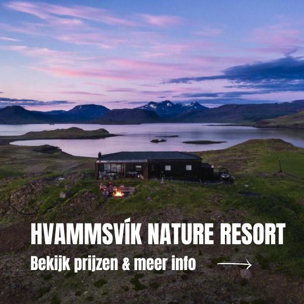 Unieke accommodaties in IJsland: 10 bijzondere verblijven in IJsland Unieke accommodatie IJsland Hvammsvik Spa Geothermisch