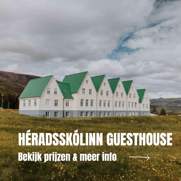 Unieke accommodaties in IJsland: 10 bijzondere verblijven in IJsland Héradsskólinn Historic Guesthouse Uniek Verblijf IJsland