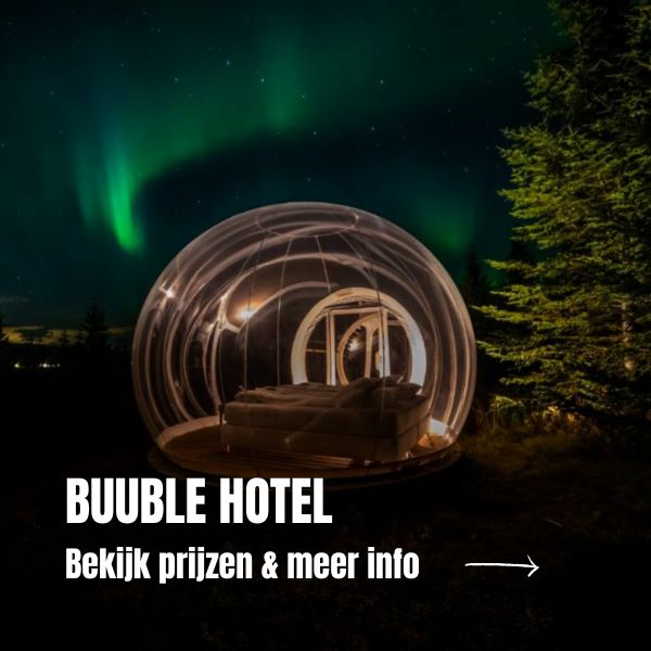 Unieke accommodaties in IJsland: 10 bijzondere verblijven in IJsland Unieke accommodaties in IJsland Buuble Hotel Iglo