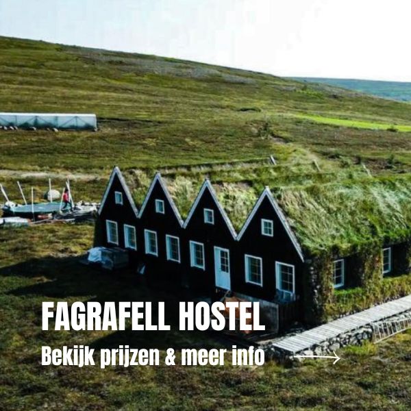 Unieke accommodaties in IJsland: 10 bijzondere verblijven in IJsland Unieke accommodatie IJsland Turf Fagrafell Hostel