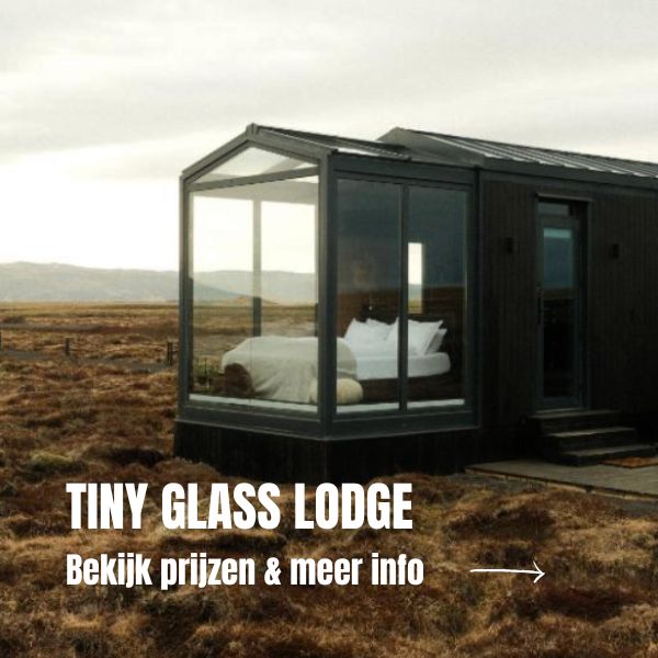 Unieke accommodaties in IJsland: 10 bijzondere verblijven in IJsland Unieke Accommodatie IJsland Tiny Glass Lodge
