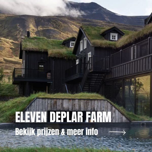 Unieke accommodaties in IJsland: 10 bijzondere verblijven in IJsland Noord IJsland Eleven Deplar Farm