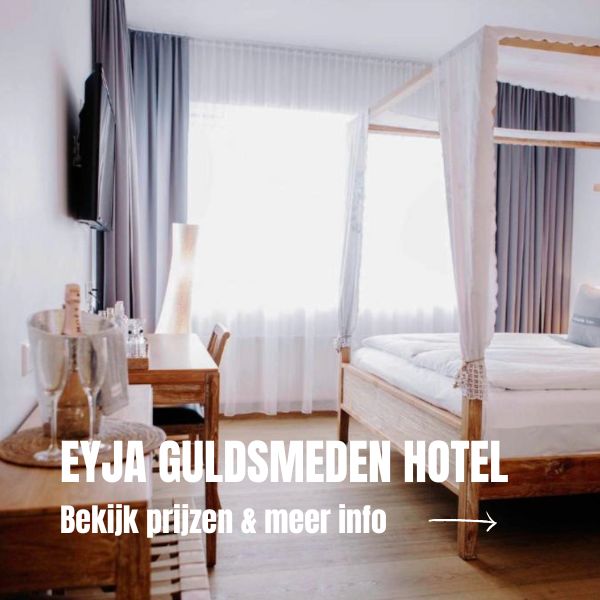 Unieke accommodaties in IJsland: 10 bijzondere verblijven in IJsland Eyja Guldsmeden Hotel unieke accommodatie Reykjavik