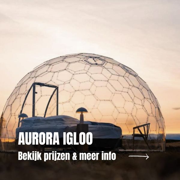 Unieke accommodaties in IJsland: 10 bijzondere verblijven in IJsland Waar verblijven in IJsland Aurora Igloo