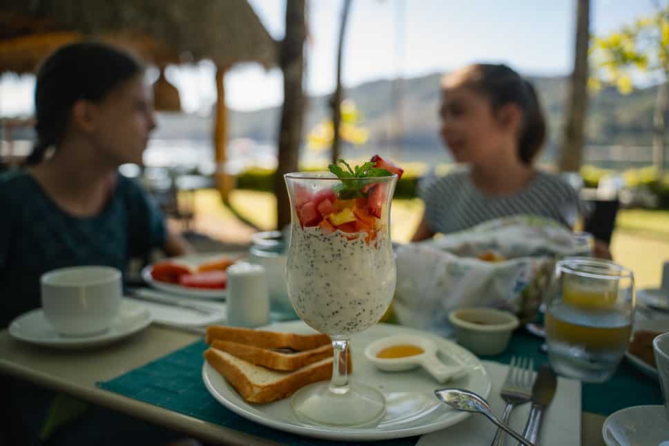 Glamping costa rica: Isla chiquita glamping hotel Breakfast Isla Chiquita Glamping Costa Rica