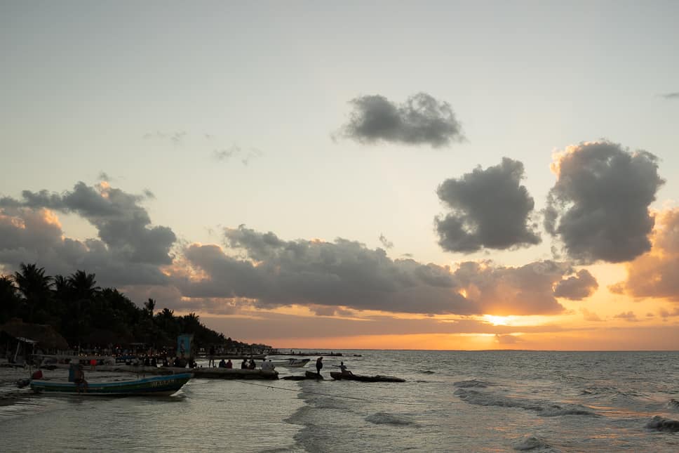 Yucatan Road Trip Itinerary: 2 weeks in Mexico Sunset In Holbox Yucatan