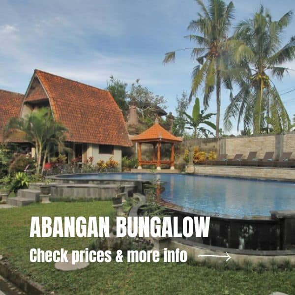 The perfect itinerary Bali - with kids + tips for Bali Abangan Bungalow Ubud Bali