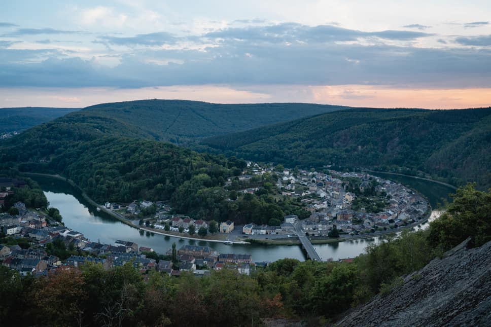 La Roche à Sept Heures Viewpoint Monthermé Ardennes