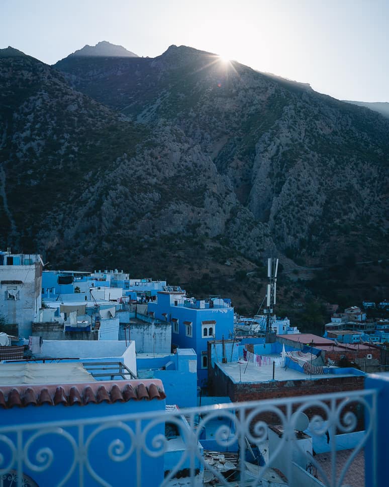 Chefchaouen, the blue city of Morocco: 10x what to do and tips Sunrise Rif Mountains Chefchaouen
