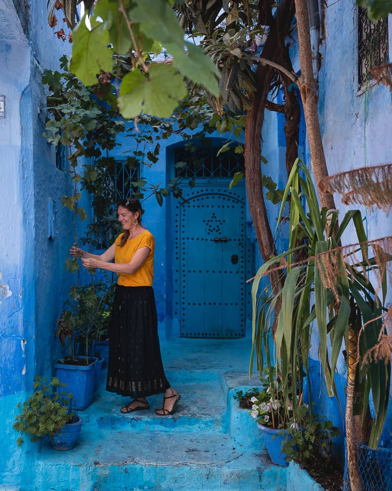 Chefchaouen, the blue city of Morocco: 10x what to do and tips Instagram Street Blue City Morocco