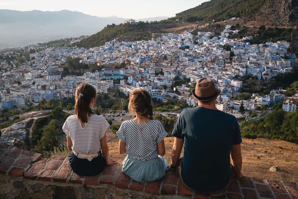 Chefchaouen, the blue city of Morocco: 10x what to do and tips Spanish Mosque View Sunset Chefchaouen