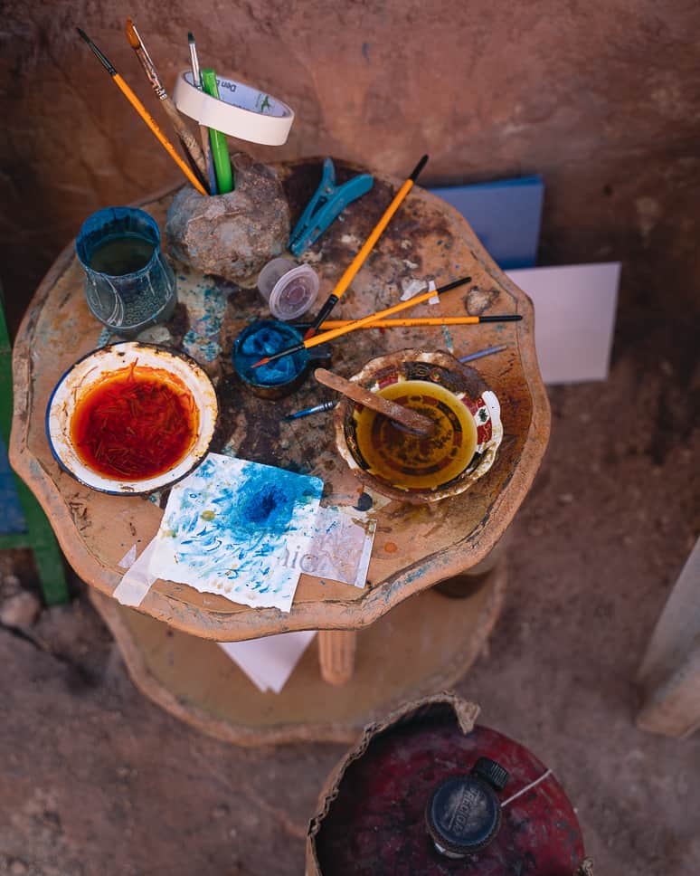 Painting Ait Ben Haddou Souvenir