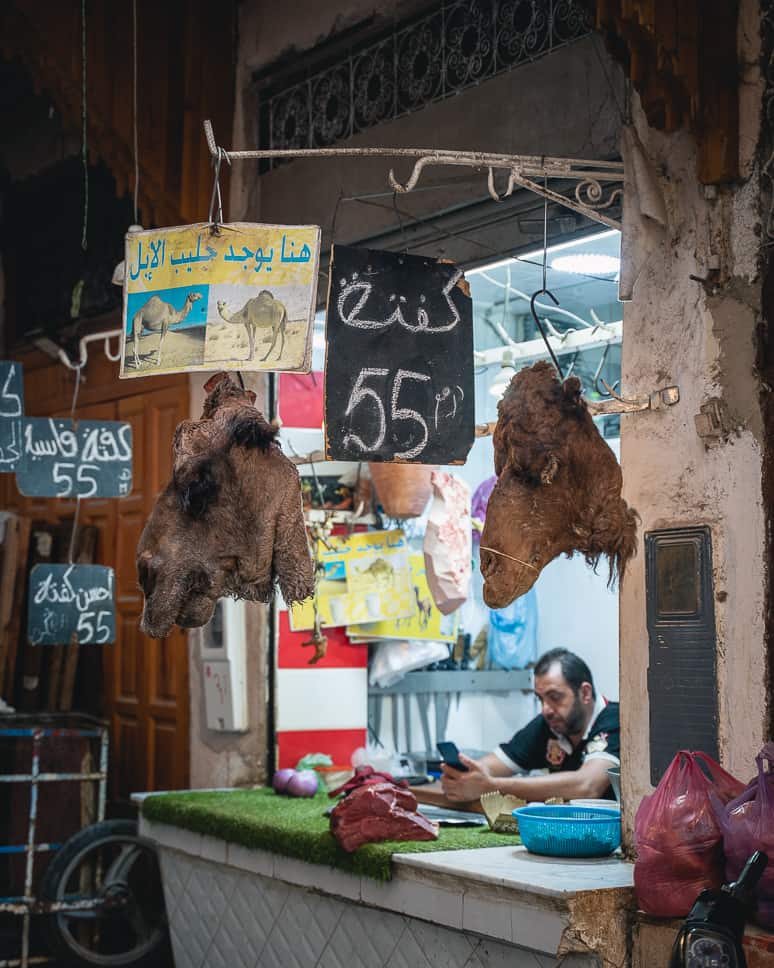 What to do in Fez, Morocco: sights and tips Souks Medina Fez Morocco Butcher