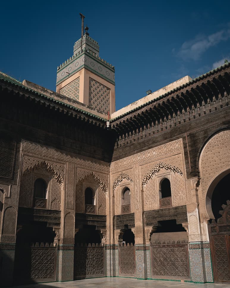 What to do in Fez, Morocco: sights and tips Madrasa Bou Inania Things to do in Fez Morocco