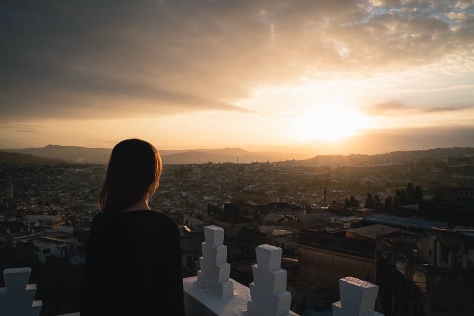 7 days in Morocco Itinerary: 3 amazing one-week trips Sunset Fez Morocco itinerary 7 days
