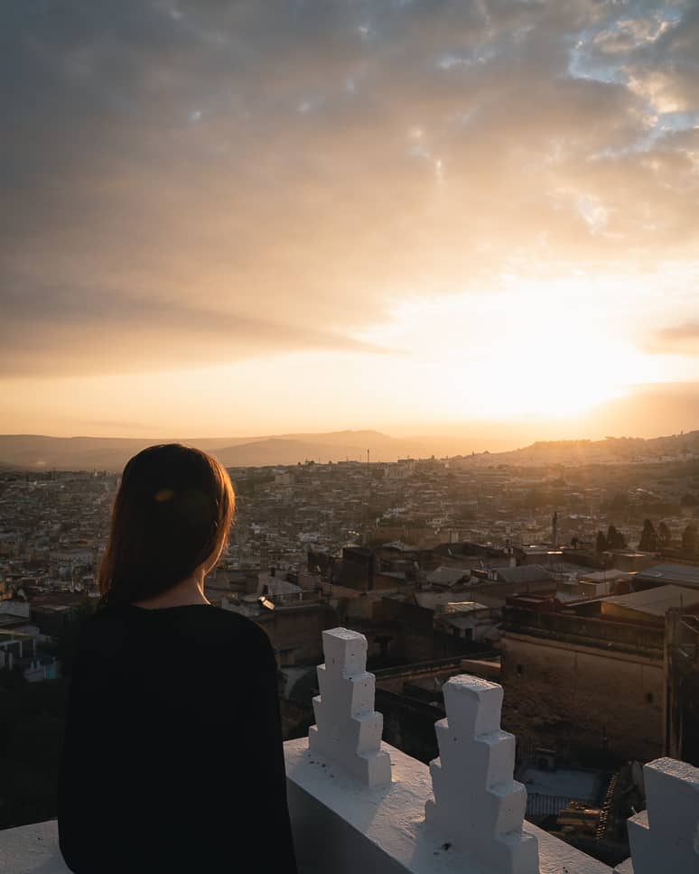 Morocco 10-Day itinerary: a Morocco travel guide Sunset Fez Riad Alassala Morocco