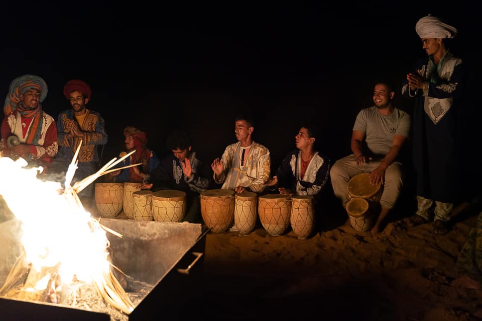 Berber Music Overnight Desert Merzouga Morocco